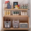 Skin care products storage box, pet transparent sundries storage basket, clothes, children's books, snacks storage box Application Scenario